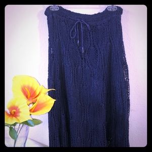 Pegasus vintage Blue Tie maxi